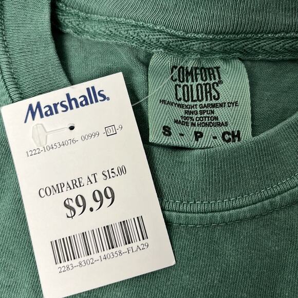 Make It Happen Tee Green White Small - Picture 3 of 6